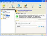 OpenOffice Draw Password Recovery screenshot